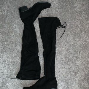 Suede Over the knee boots